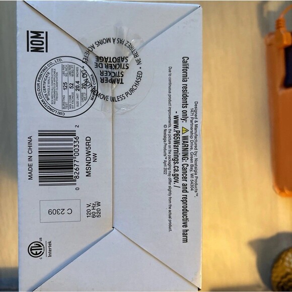 Nostalgia MyMini Sandwich Maker Brand NIB Red in Color Dorm Small Space Living - Picture 3 of 3